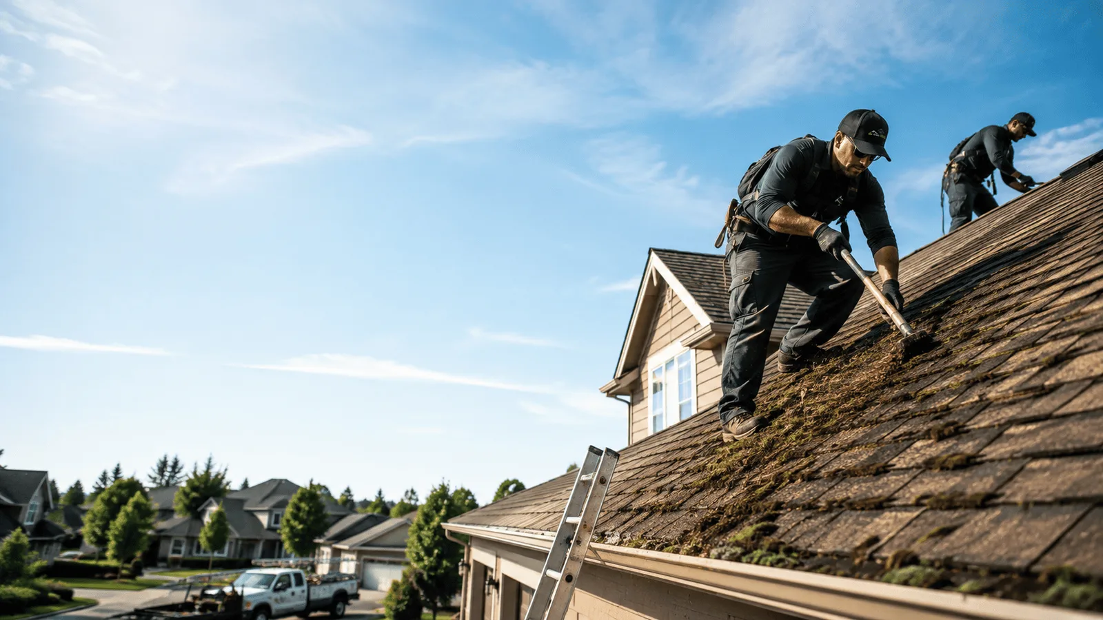 Roof Moss Removal in Lone Rock, WI near me